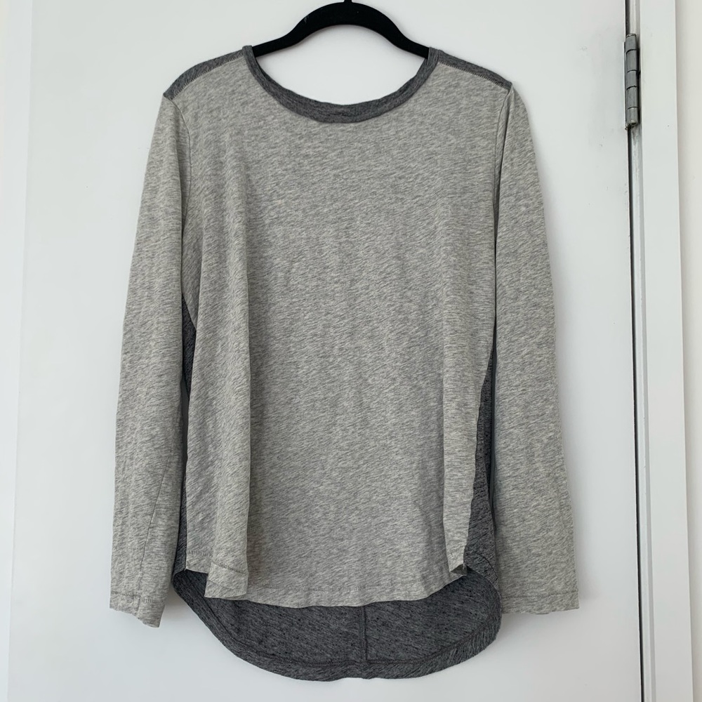 Madewell Grey Long Sleeve T-Shirt